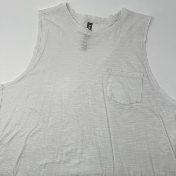 Vuori Tops - Vuori Sunset Tank Top White 100% Pima Cotton Slub Muscle Tee Large VW177